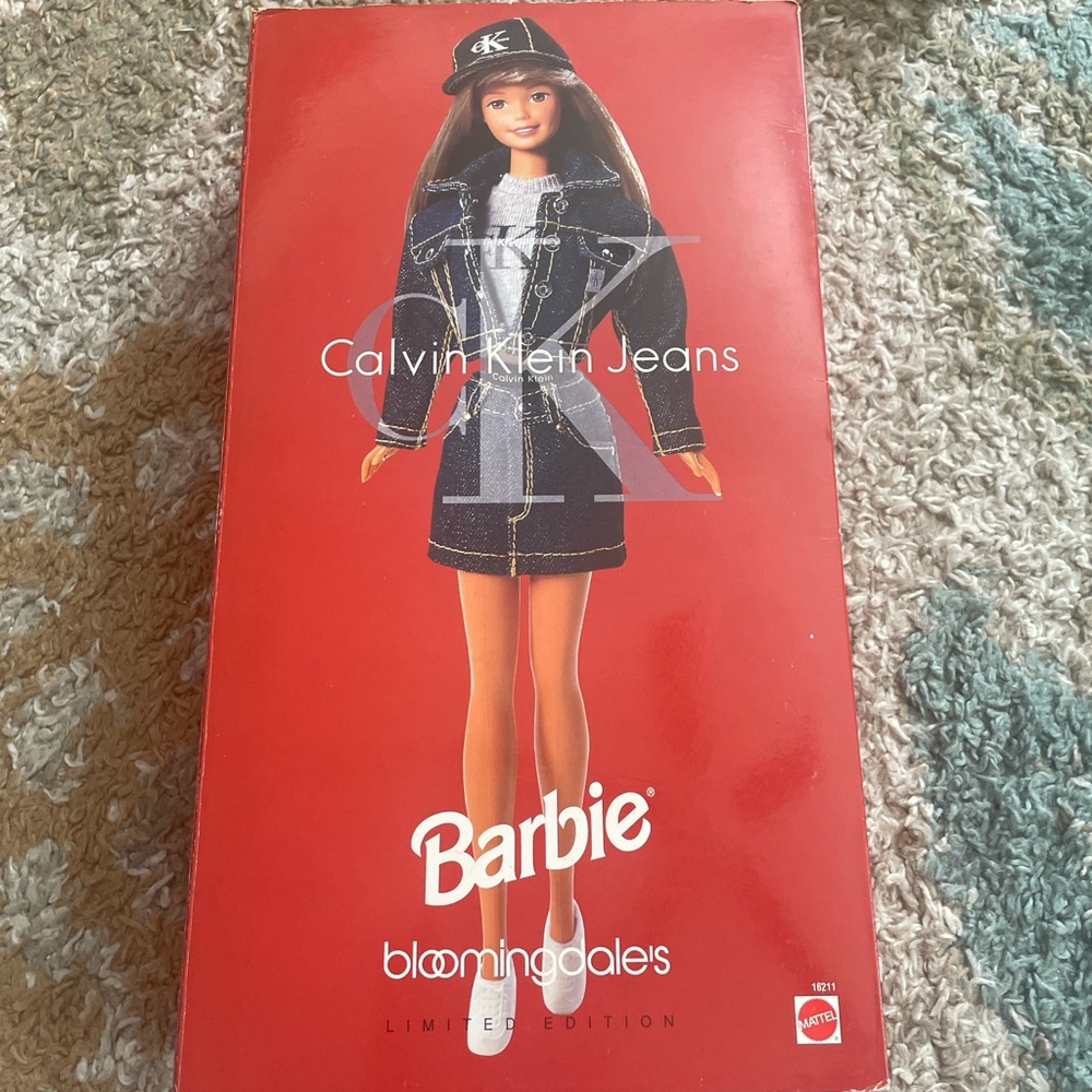 Calvin Klein Barbie in Chic Denim Ensemble